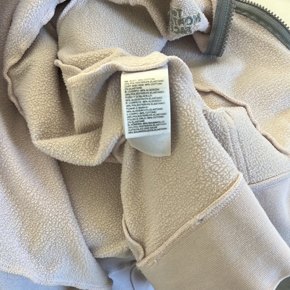 North Face GUC Full zip Hoodie Light lavender/ light gray Size L - Picture 3 of 15